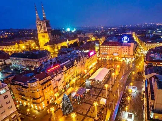 Christmas New Year Zagreb Croatia